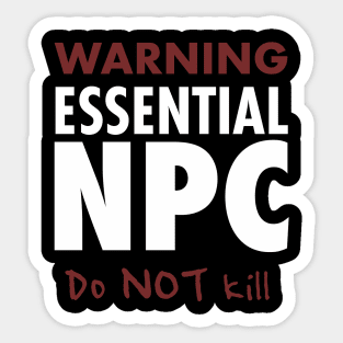 Essential NPC Sticker